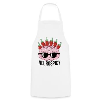 Pepper Brain avec des lunettes de soleil - Tablier de cuisine - blanc - Devant - AI Model Male 185 dark (185cm)