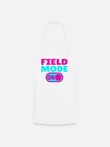Field Mode ON – Leichtathletik - Kochschürze - Weiß
