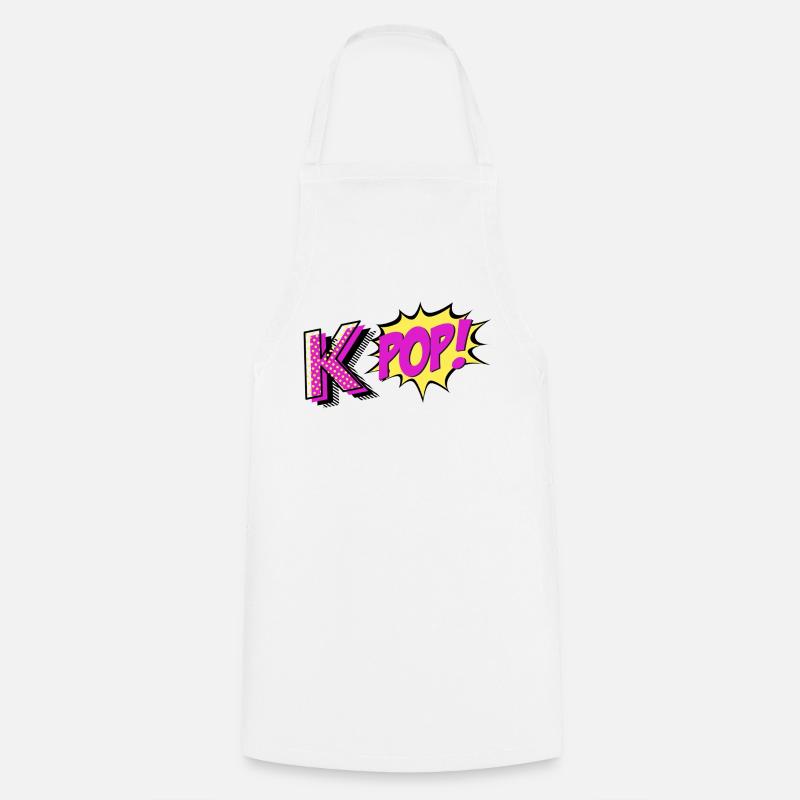 Kpop! - Cooking Apron - white