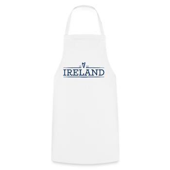Irlande - Irlande - Irlandais - Irlandais - Harpe - Tablier de cuisine - blanc - Devant - AI Model Male 185 dark (185cm)