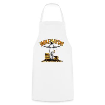 Beekeeper Whole colonies work for me - Cooking Apron - white - Front - AI Model Male 185 dark (185cm)