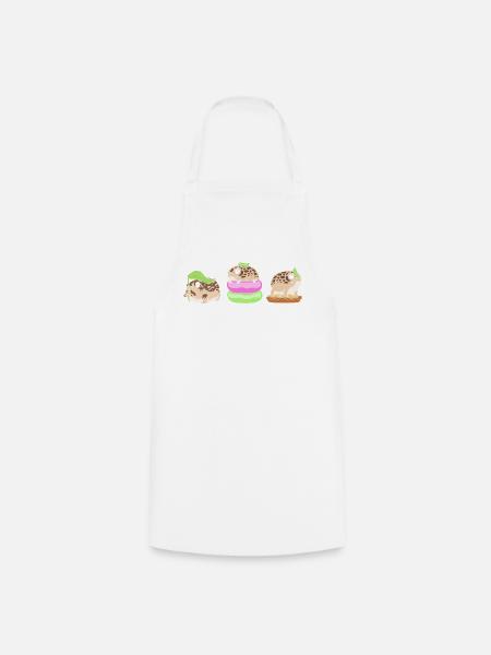 Frosch - Kochschürze - Weiß