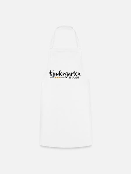 Kindergarten Absolvent - Einschulung - Kita - Kochschürze - Weiß