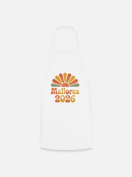 Mallorca Sonnenaufgang 2026 - Kochschürze - Weiß