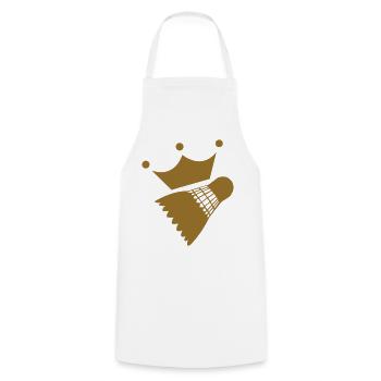 Badminton - Sport - Raquette - Tablier de cuisine - blanc - Devant - AI Model Male 185 dark (185cm)