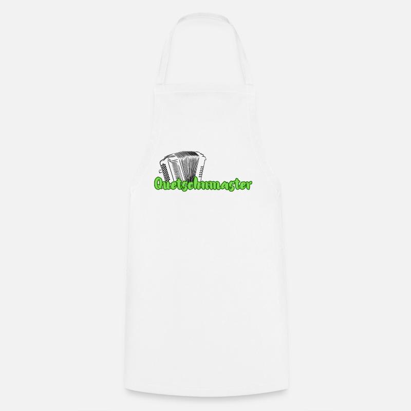 Maître Squeezebox - Tablier de cuisine - blanc
