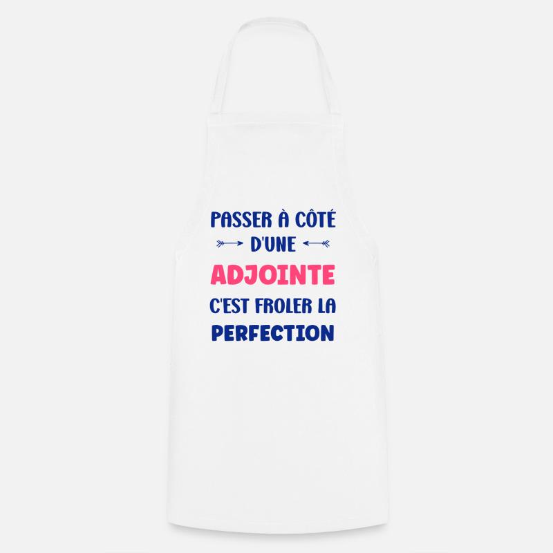 Adjointe - Tablier de cuisine - blanc