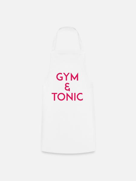 Gym & Tonic - Kochschürze - Weiß