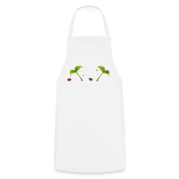 Coccinelle - Tablier de cuisine - blanc - Devant - AI Model Male 185 dark (185cm)