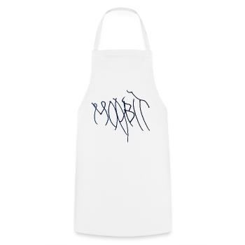 Berlin Moabit Hoodie Moabit T-Shirt. - Kochschürze - Weiß - Vorne - AI Model Male 185 dark (185cm)