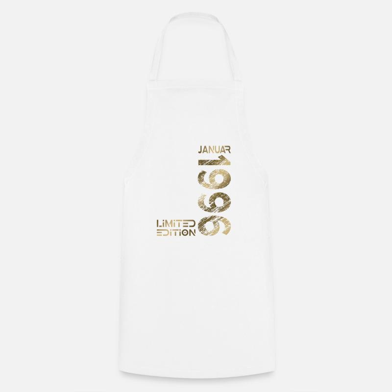 Janvier 1996 Édition limitée 30e anniversaire - Tablier de cuisine - blanc