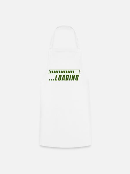 Loading - Kochschürze - Weiß