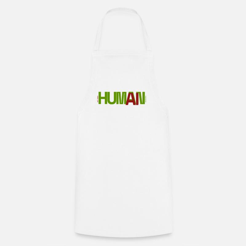 Humain - Tablier de cuisine - blanc