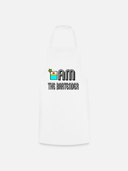 I am the bartender - Kochschürze - Weiß