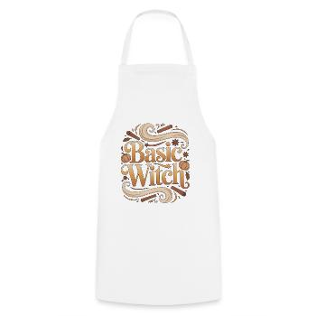 Witchcraft Basic Witch Loves Tarot Reading Wicca - Cooking Apron - white - Front - AI Model Male 185 dark (185cm)
