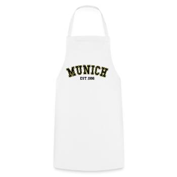 Munich Fondé en 1996 - Tablier de cuisine - blanc - Devant - AI Model Male 185 dark (185cm)