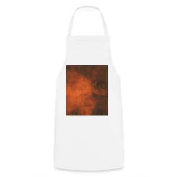 Flame Nebula Play of Colors - Cooking Apron - white - Front - AI Model Male 185 dark (185cm)