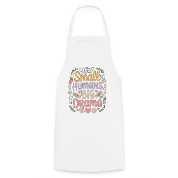 Infirmière pédiatrique Petites personnes Enfants de grands drames Infirmière - Tablier de cuisine - blanc - Devant - AI Model Male 185 dark (185cm)