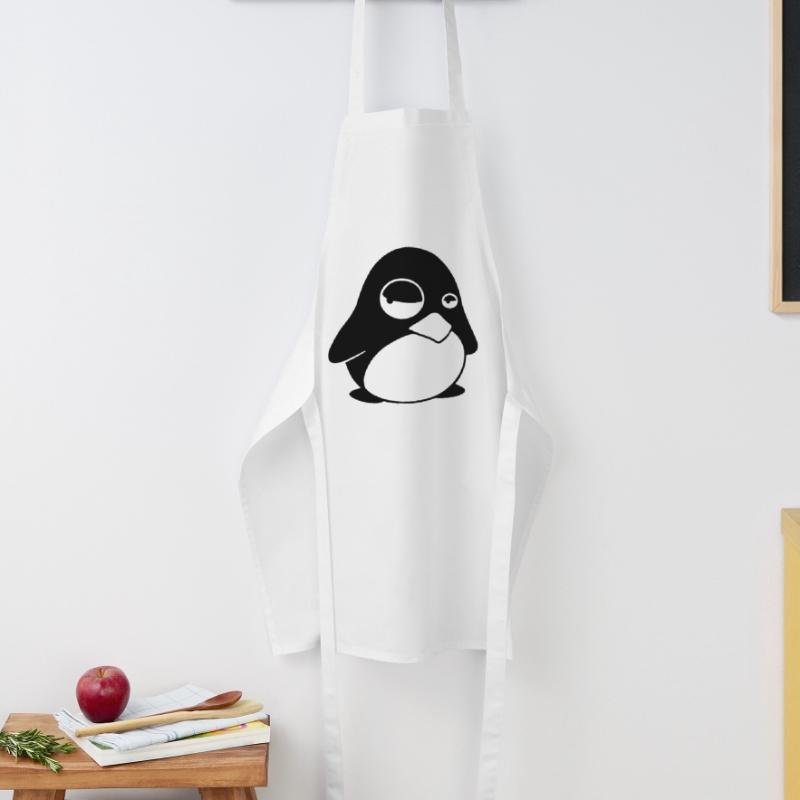 Grumpy Tux – Drôle de Penguin Linux pour les geeks Tablier de cuisine