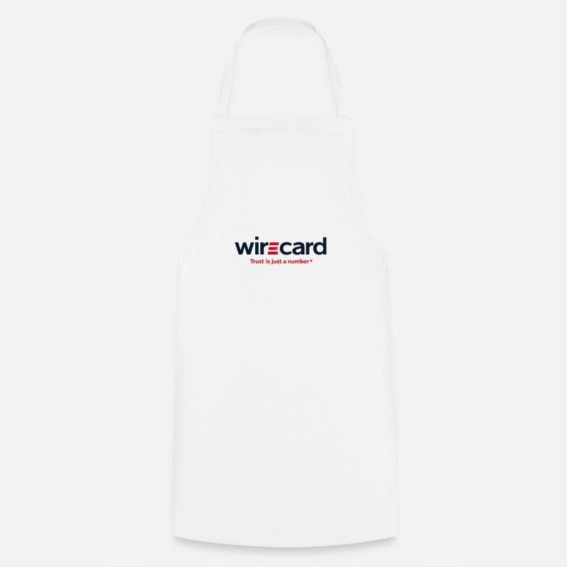 Devise de la satire de WireCard - Tablier de cuisine - blanc