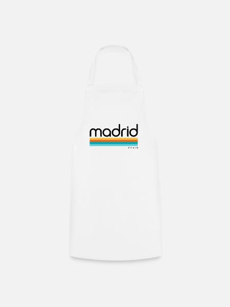 Madrid - Spain - Spanien - Espana - Kochschürze - Weiß