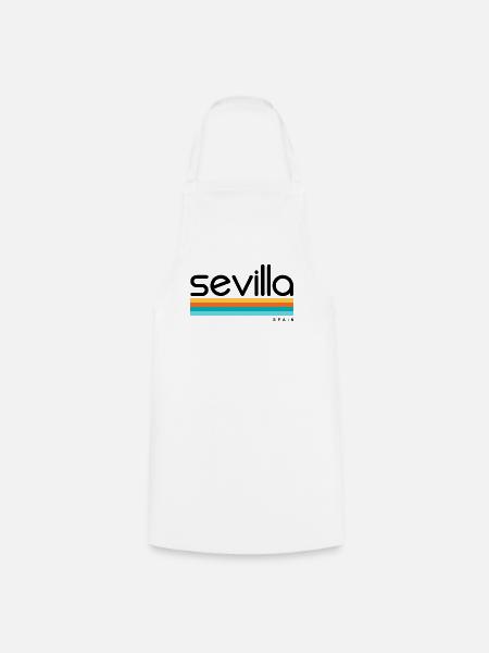Sevilla - Spain - Spanien - Espana - Kochschürze - Weiß