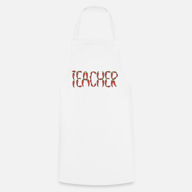 Professeur de chili - Tablier de cuisine - blanc