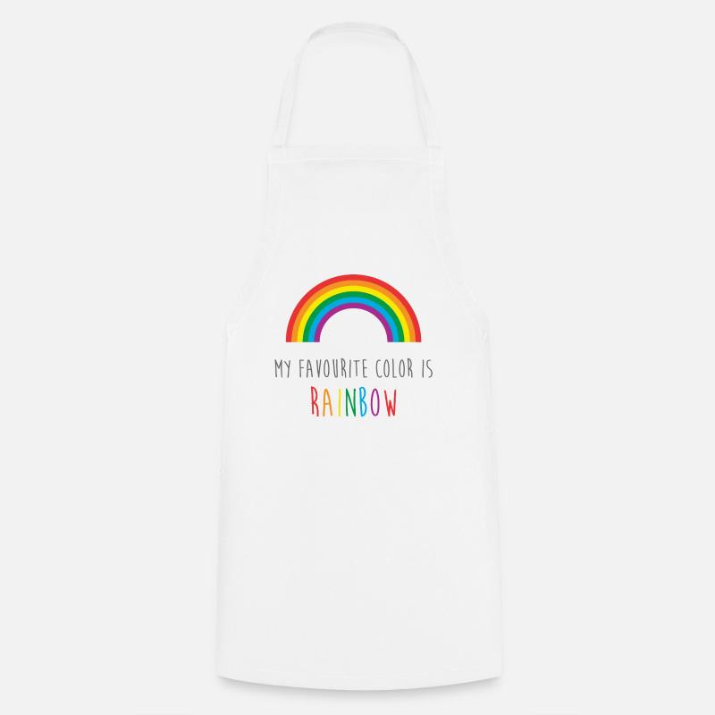 Mon Arc-en-Ciel Préféré - Tablier de cuisine - blanc