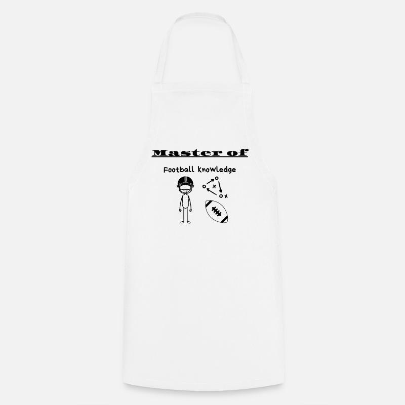 Master of Football knowledge - Cooking Apron - white