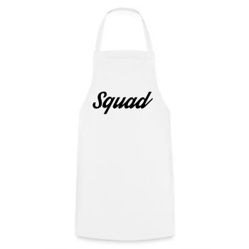 Squad - Cooking Apron - white - Front - AI Model Male 185 dark (185cm)