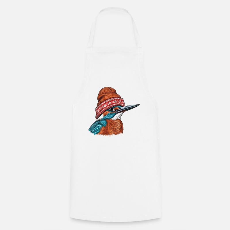 Tuque douillet Kingfisher - Tablier de cuisine - blanc
