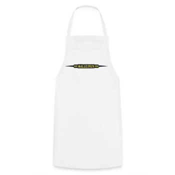 Malle 2026 Mallorca - Cooking Apron - white - Front - AI Model Male 185 dark (185cm)
