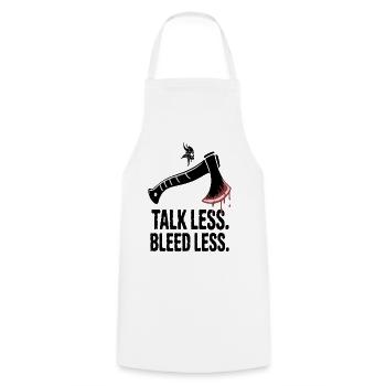 Légende viking viking marin Odin Raven Fighter - Tablier de cuisine - blanc - Devant - AI Model Male 185 dark (185cm)