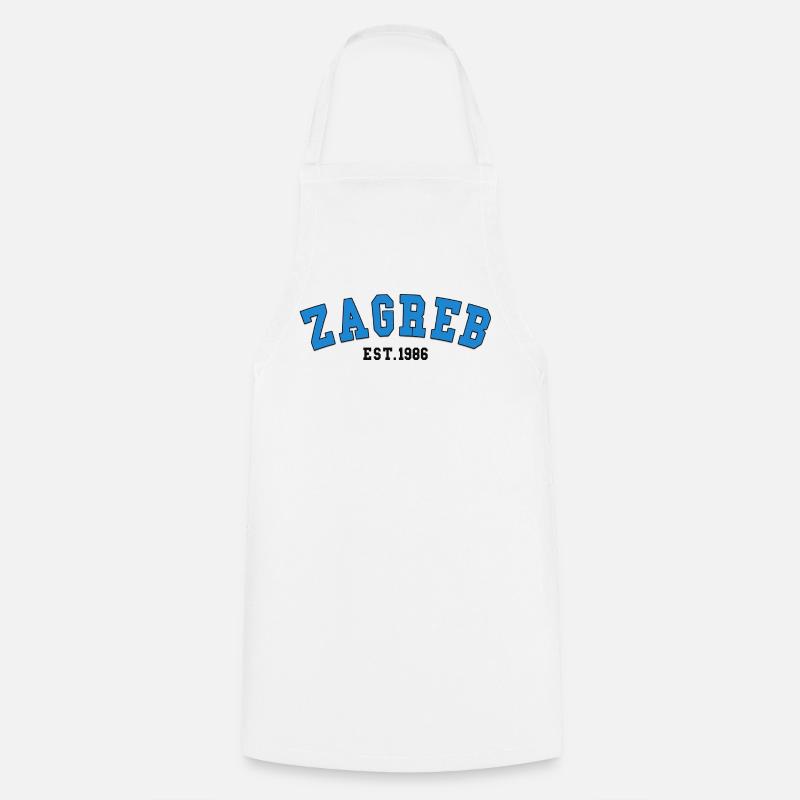 Zagreb Est. 1986 - Cooking Apron - white