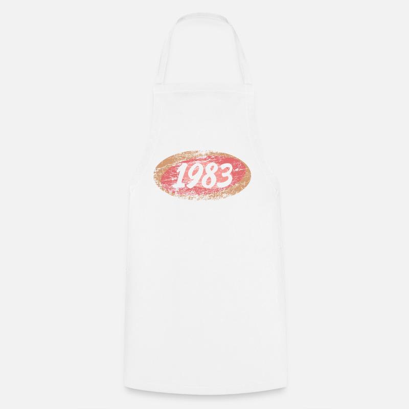 1983 - Tablier de cuisine - blanc