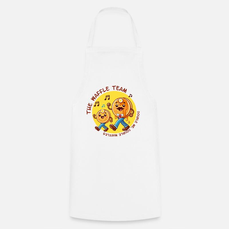 Équipe gaufre - Tablier de cuisine - blanc