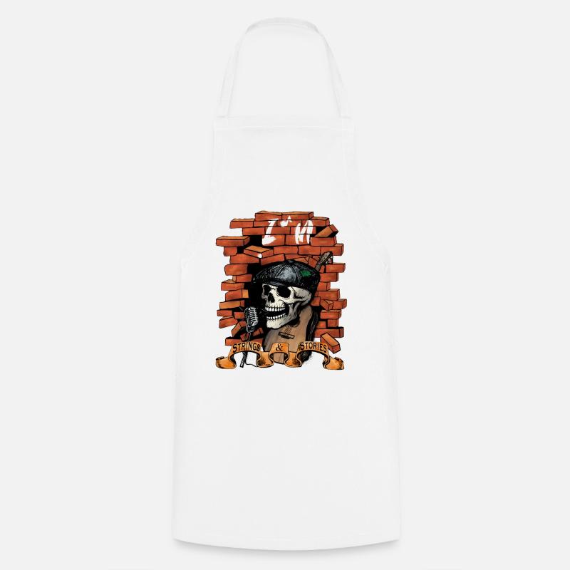 Upload_Logo - Cooking Apron - white