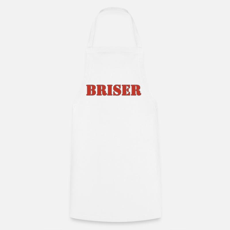 BRISER - Tablier de cuisine - blanc
