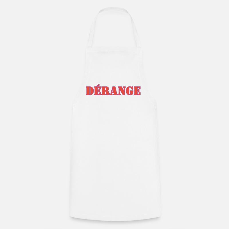 DÉRANGE - Tablier de cuisine - blanc