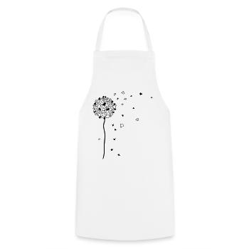 bella AMORElia - The Original by heavenlygoods - Cooking Apron - white - Front - AI Model Male 185 dark (185cm)