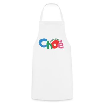 Choe Creative Text - Cooking Apron - white - Front - AI Model Male 185 dark (185cm)