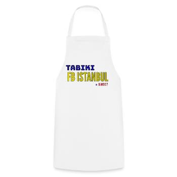 TABIKI FB ISTANBUL Contrast Design - Tablier de cuisine - blanc - Devant - AI Model Male 185 dark (185cm)