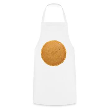 Costume de crêpes Petit-déjeuner Halloween Simple P - Tablier de cuisine - blanc - Devant - AI Model Male 185 dark (185cm)