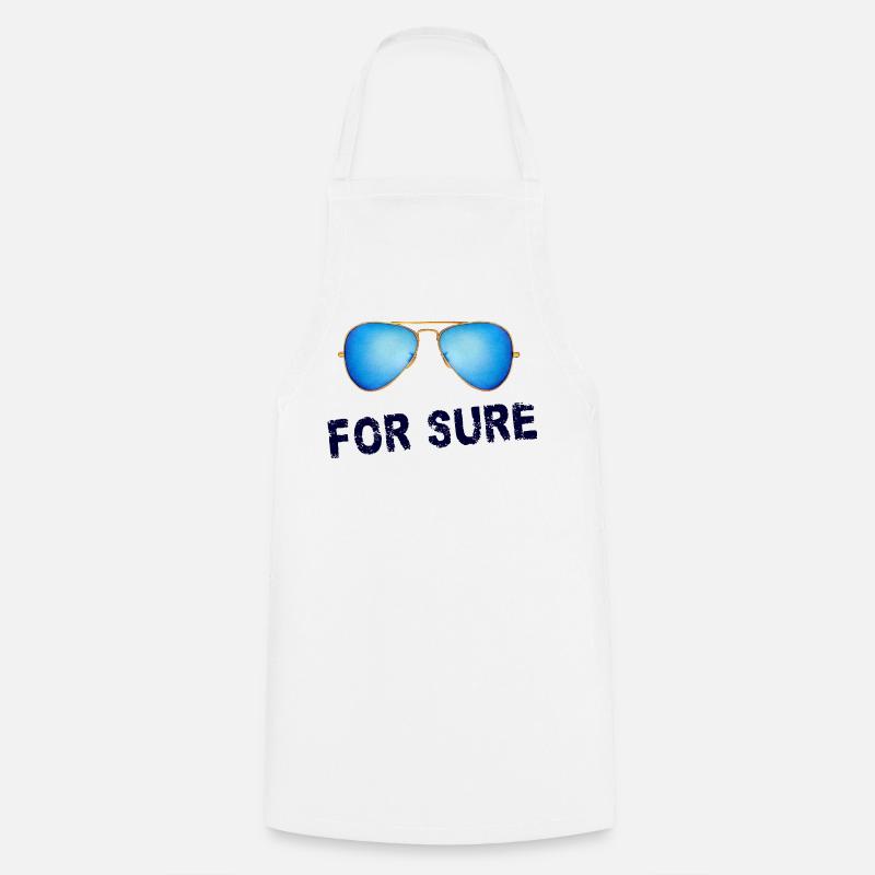 for sure - Tablier de cuisine - blanc
