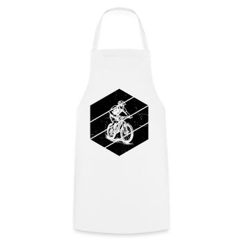 Une inspiration cool pour le VTT - Tablier de cuisine - blanc - Devant - AI Model Male 185 dark (185cm)