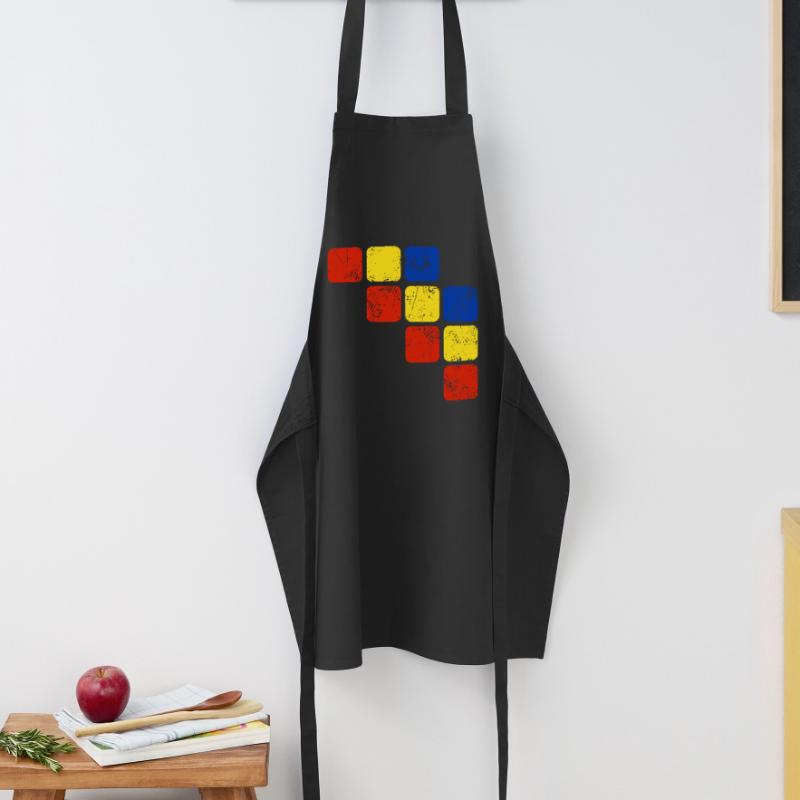 Colors Ornament Pattern - Basic Colors Cooking Apron