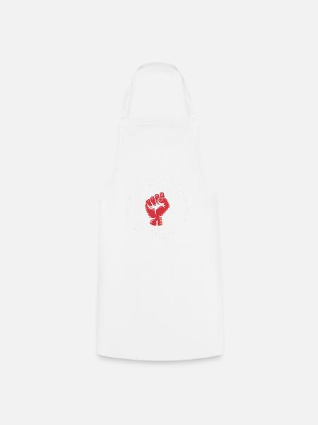 Hass ist keine Meinung - Antifa Tee - Kochschürze - Weiß