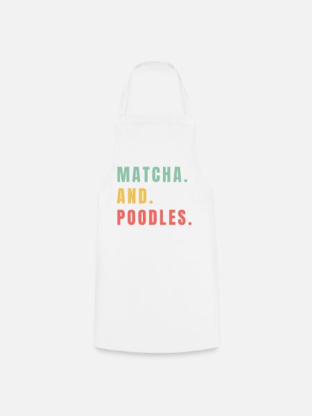 MATCHA UND PUDEL - Kochschürze - Weiß