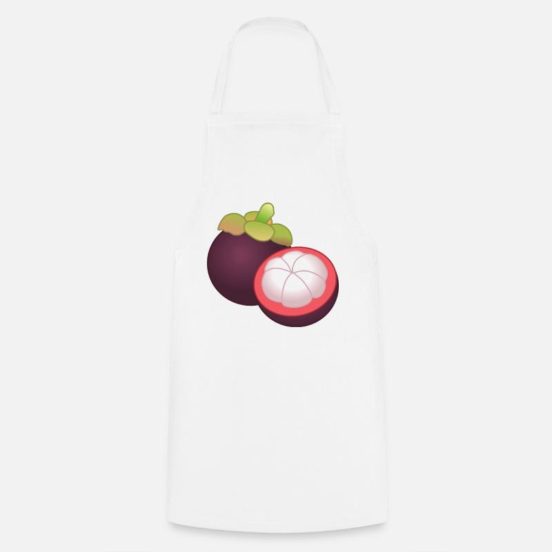 Mangosteen Pop Art - Cooking Apron - white