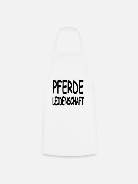 Pferde - Kochschürze - Weiß